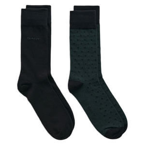 GANT 2-Pack Dot & Solid Socks